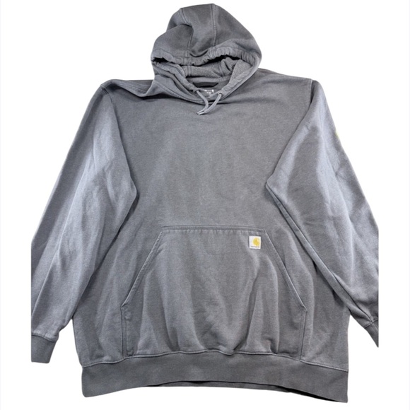Carhartt Sweatshirt Mens 3XL Black Rain Defender Loose Fit Hoodie Workwear